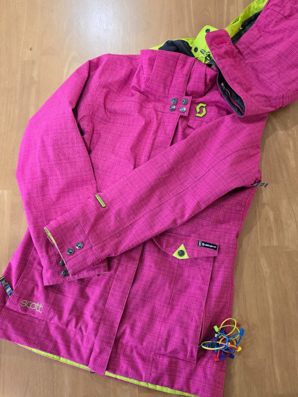 Scott Women's Ski Snowboard Jacket Parka Insulated Hooded Pink Size EU S/US 2